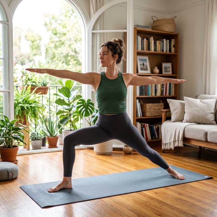 Breathe & Balance: 10 Express Yoga Sessions image